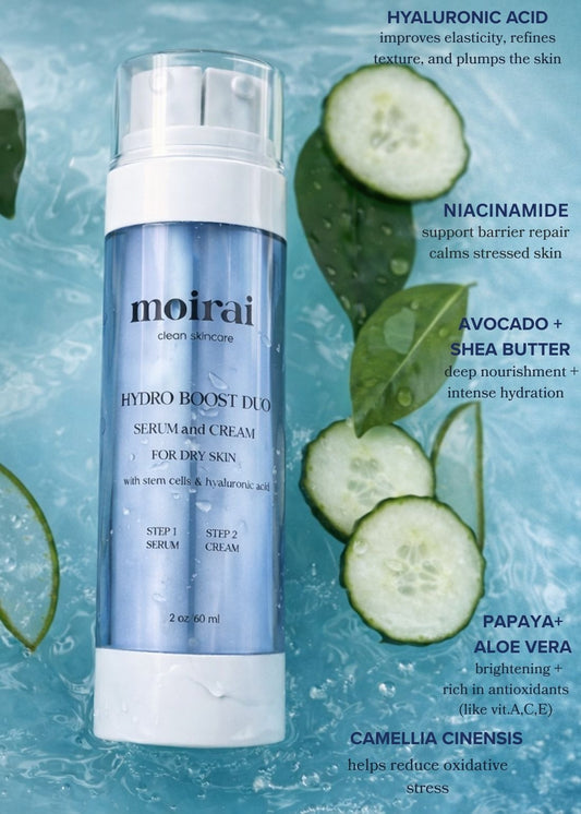 Hydro Boost Duo-Deep Hydration & Radiance - Moirai Skincare