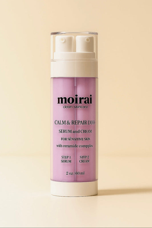 Moirai Calm & Repair Duo serum and cream for sensitive skin