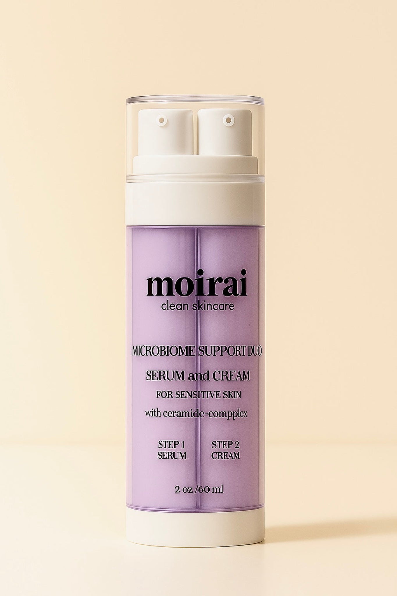 Moirai Microbiome Support Duo Serum Cream for Combination Skin 