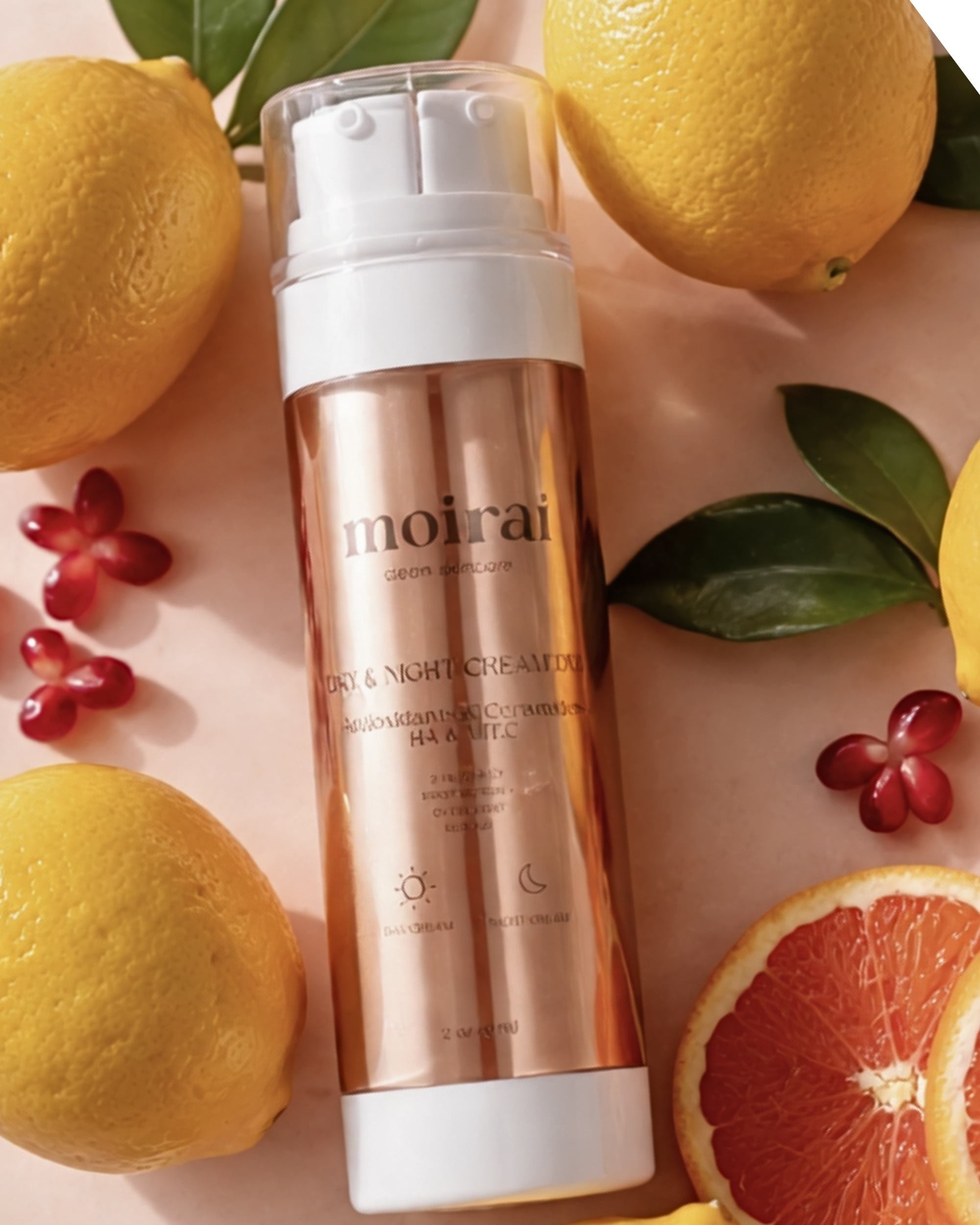 Day Cream & Night Cream Duo | Dual-Delivery AM+PM Moisturizer for 24-Hour Repair & Hydration - Moirai Skincare