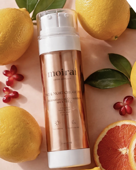 Day Cream & Night Cream Duo | Dual-Delivery AM+PM Moisturizer for 24-Hour Repair & Hydration - Moirai Skincare