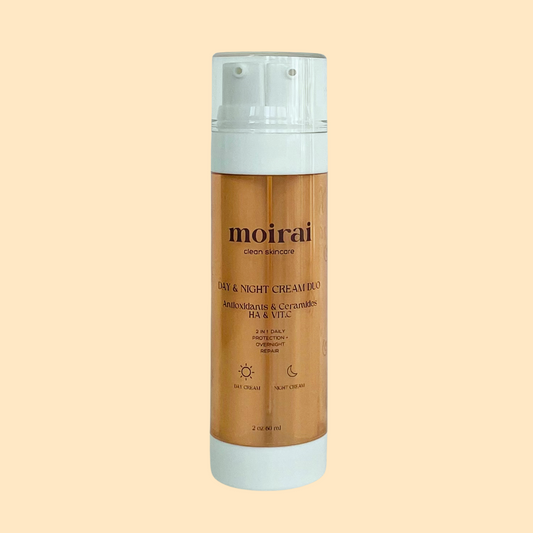 Day Cream & Night Cream Duo-24 Hour Nourishment & Protection - Moirai Skincare