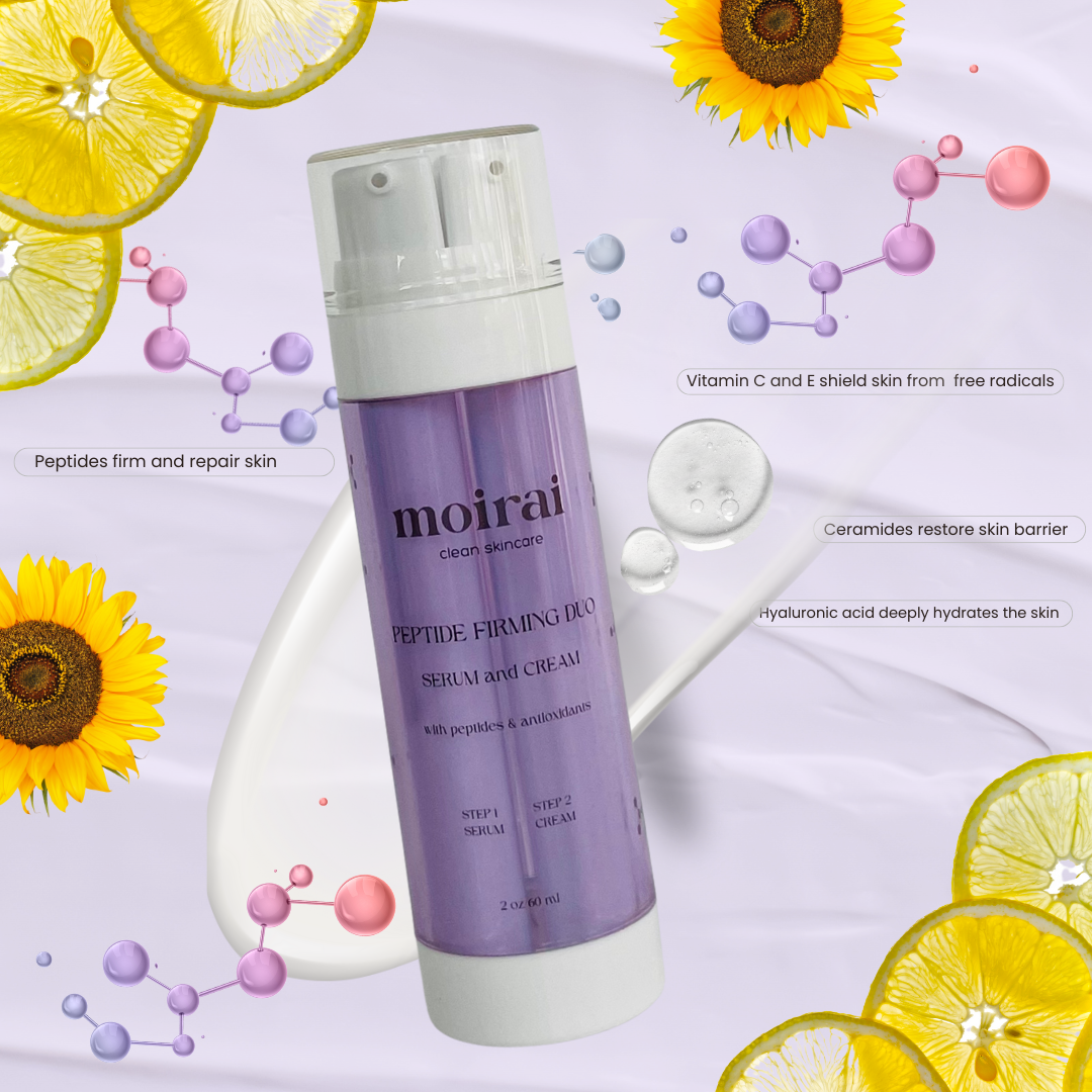 Peptide Firming Duo serum+cream with Niacinamide and Peptide complex - My Store